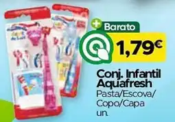 Supermercados Preços Baixos Conj. Infantil Aquafresh promoção