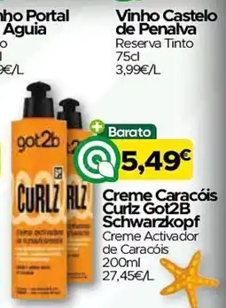Supermercados Preços Baixos Creme Caracóis Curlz Got2B promoção