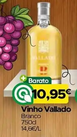 Supermercados Preços Baixos Vinho Vallado Branco promoção