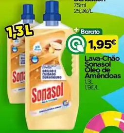 Supermercados Preços Baixos Lava-Chão Sonasol Oleo de Amêndoas promoção
