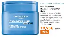 Yves Rocher yves rocher grand soin hydratation intense promoção