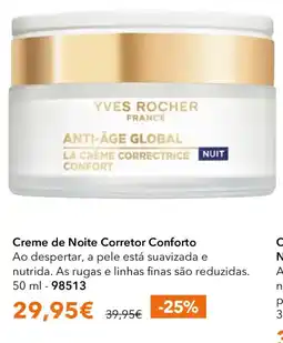 Yves Rocher yves rocher creme de noite corretor conforto promoção