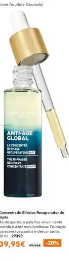 Yves Rocher Yves rocher concentrado bifásico recuperador de noite promoção