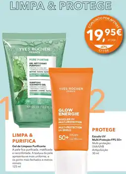 Yves Rocher Yves rocher limpa & protege promoção