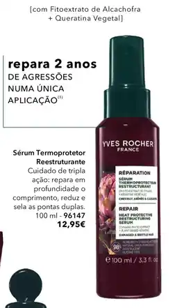 Yves Rocher Sérum Termoprotetor Reestruturante Yves Rocher promoção
