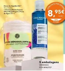 Yves Rocher Discos de algodão xxl yves rocher promoção