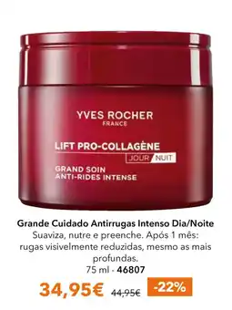 Yves Rocher Yves rocher grande cuidado antirrugas intenso dia/noite promoção