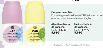 Yves Rocher Desodorante 24h yves rocher promoção