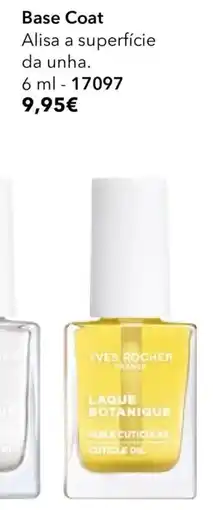 Yves Rocher Base Coat Yves Rocher promoção