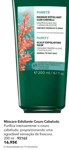Yves Rocher Máscara Esfoliante Couro Cabeludo promoção