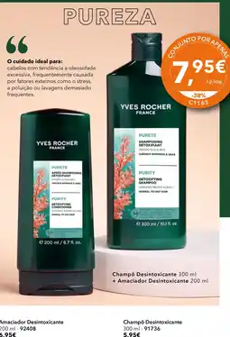 Yves Rocher Yves rocher champô desintoxicante promoção