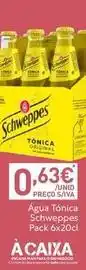 Recheio Schweppes - água tónica promoção
