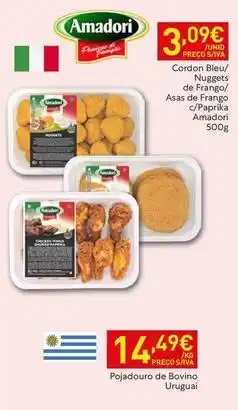 Recheio Amadori - cordon bleu/nuggets/france assa de frangipane promoção