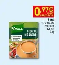 Recheio Knorr - sopa creme de marisco promoção