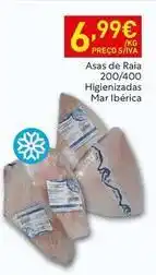 Recheio Mar ibérica - asas de raia 200/400 higienizadas promoção