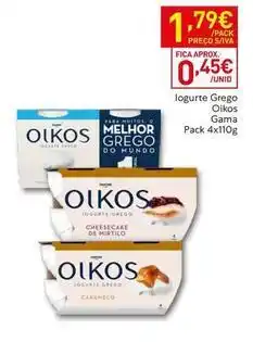 Recheio Oikos - iogurte grego promoção