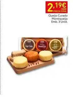 Recheio Montiqueijo - queijo curado montuquejo emb. 3 unid promoção