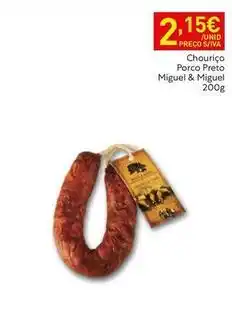 Recheio Chourico porco preto miguel & miguel promoção
