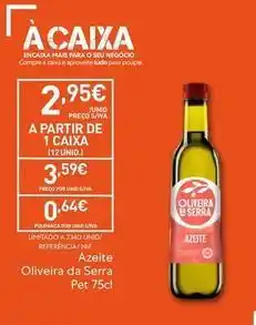 Recheio A+ - azeite oliviera da serra promoção