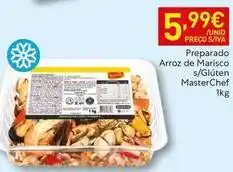 Recheio Masterchef - preparado arroz de marisco s/gluten promoção