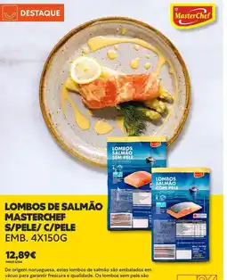 Recheio Masterchef - lombos de salmão promoção