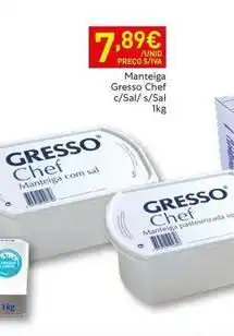 Recheio Gresso - manteiga c/sal/ s/ sal promoção