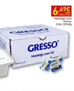 Recheio Gresso - manteiga c/sal promoção