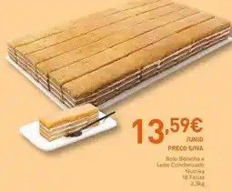 Recheio Nutriaves - bolo bolocha e leite condensado promoção