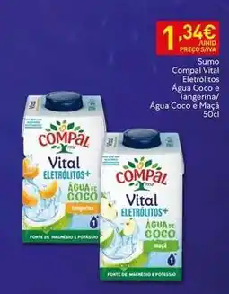 Recheio Compal - sumo vital promoção