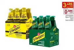 Recheio Schweppes - agua tonica promoção