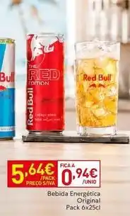 Recheio Red bull - bebida energética original promoção