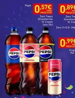 Recheio Pepsi - zero treats strawberries promoção