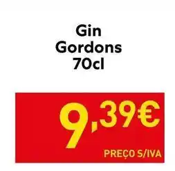 Recheio Gordon's - gin promoção