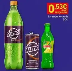 Recheio Sumol - laranja/ananas promoção