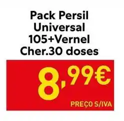 Recheio Persil - pack universal 105+vernel promoção