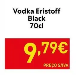 Recheio Eristoff - vodka black promoção