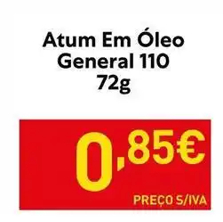 Recheio General - atum em óleo 110 promoção