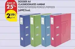 Pingo Doce Ambar - dossier a4 classroomates promoção
