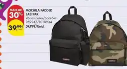 Pingo Doce Eastpak - mochila padded promoção