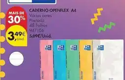 Pingo Doce Oxford - caderno a4 promoção
