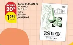 Pingo Doce Firmo - bloco de desenho a4 promoção