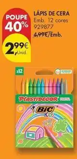 Pingo Doce Bic - lápis de cera promoção