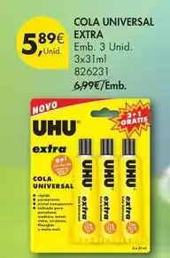 Pingo Doce Uhu - cola universal extra promoção