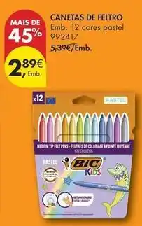 Pingo Doce A+ - canetas de feltro promoção