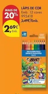 Pingo Doce Bic - lápis de cor promoção