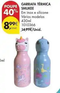 Pingo Doce Smukee - garrafa termica promoção