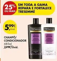 Pingo Doce Tresemmé - champo promoção