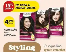 Pingo Doce Palette - coloração promoção