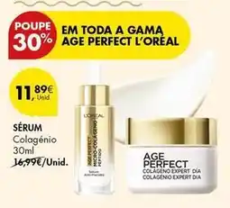 Pingo Doce L'oréal - sérum colagenio promoção