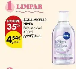 Pingo Doce Nivea - água micelar promoção